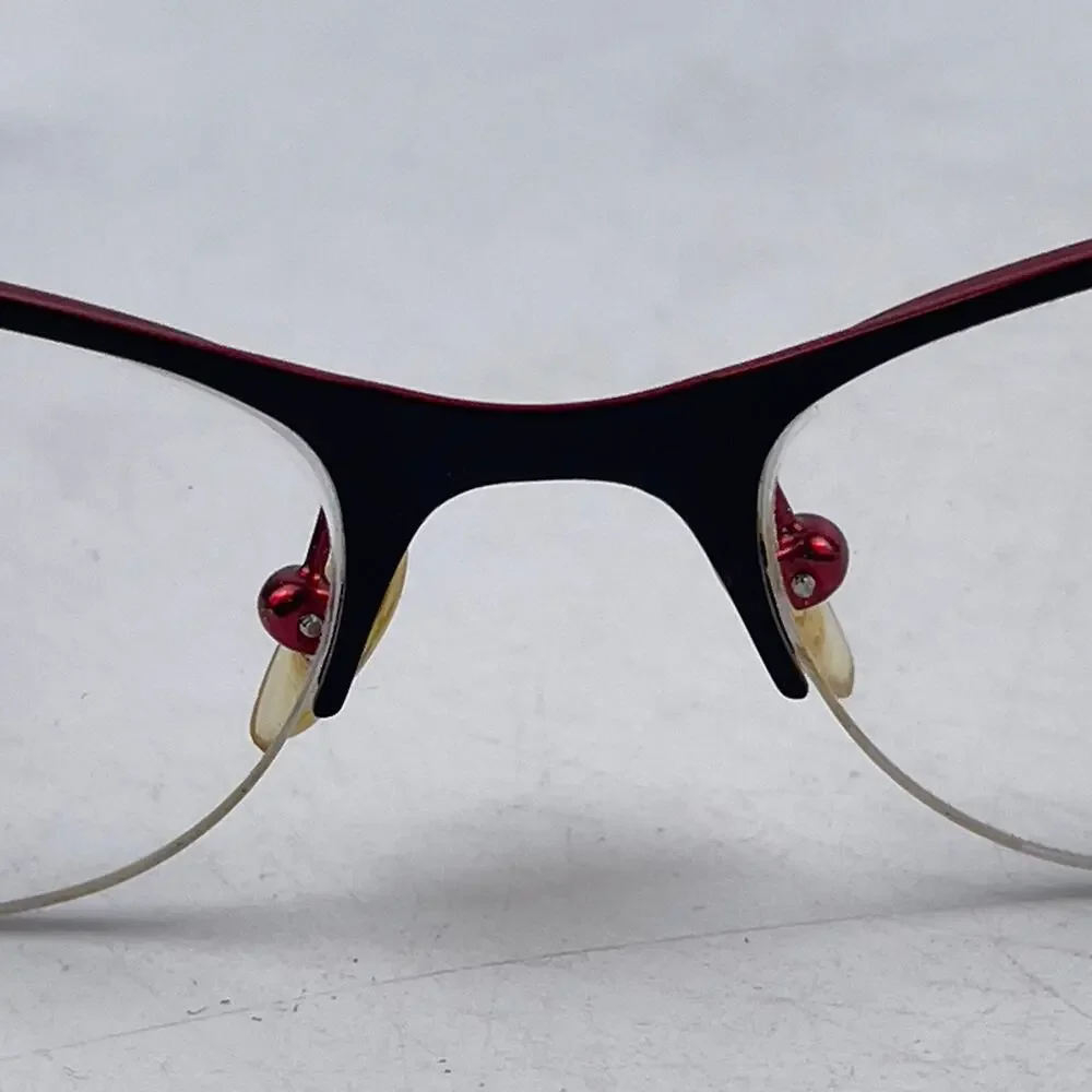 Scott Harris Europa SH-402 Women's Eyeglasses‎ Frame Red Cat Eye 50-17-135 mm